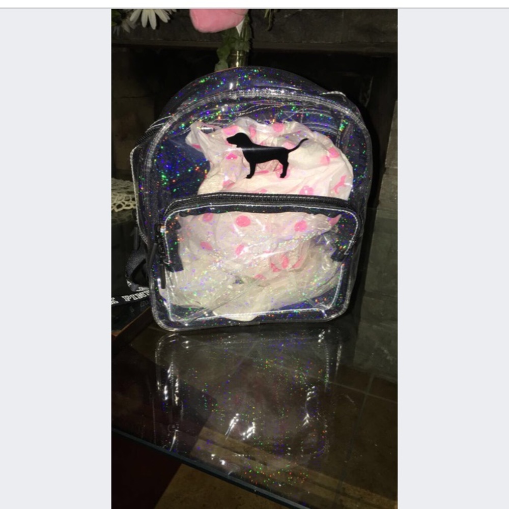 Pink mini backpack